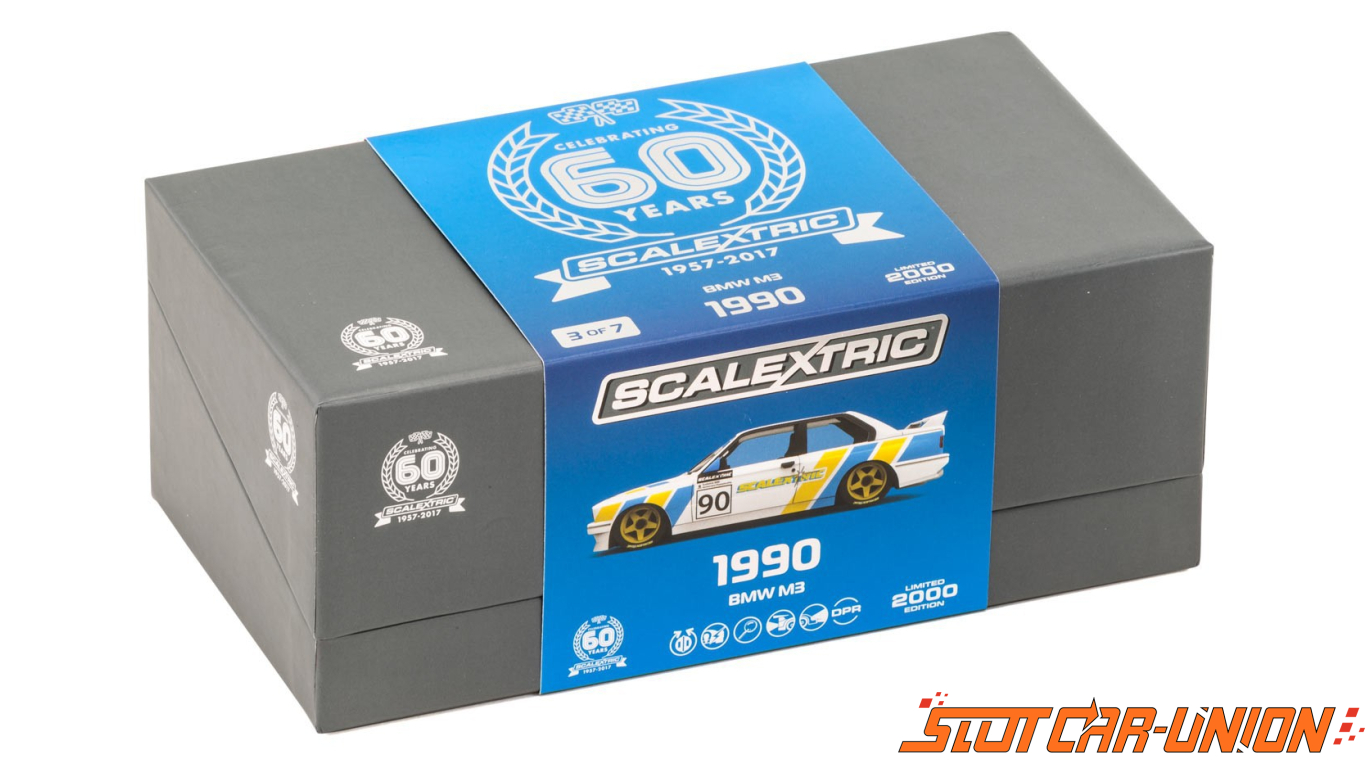 1/32 BMW E30 M3 Scalextric 60th Anniversary Slot Car for sale online 