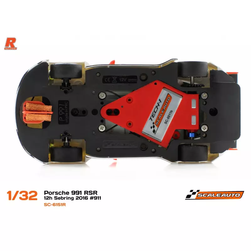 Scaleauto SC-6151R Porsche 991 RSR 12H Sebring 2016 n.911