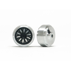 Slot.it PA38-Als Jantes Aluminium Ø17,3 x 8,2mm + enjoliveur type BBS x2