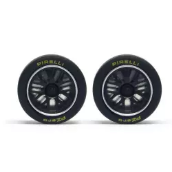 Slot.it PA60 Enjoliveur pour jantes Ø17,3mm type BBS 911 GT1 x4