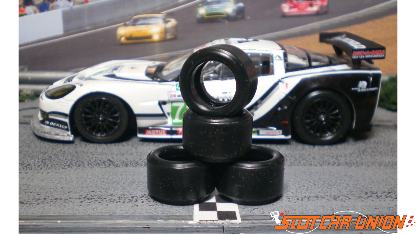 1/32 URETHANE SLOT CAR TIRE 2pr PGT-20126LM fit CARRERA Lambo Huracan GT3 