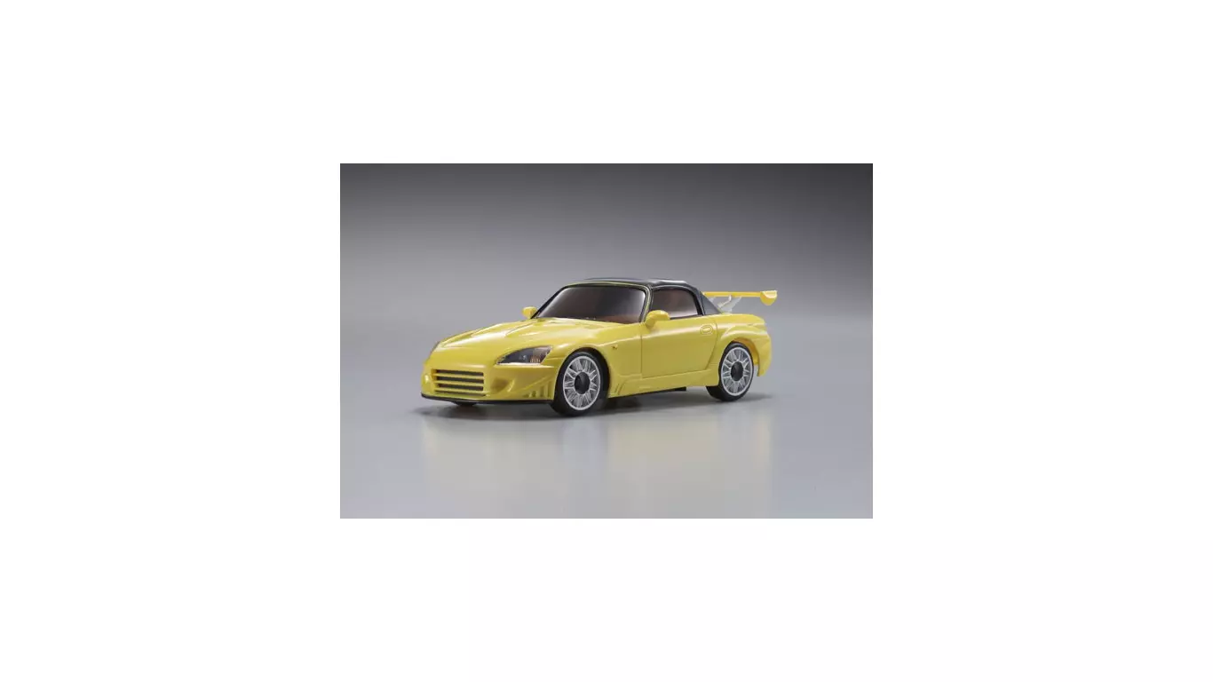 Kyosho AUTOSCALE HONDA S2000 VEILSIDE JAUNE METALLIC (N-RM