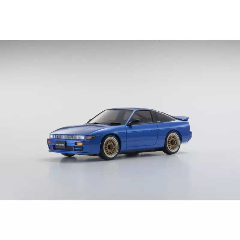 Kyosho MINIZ MA020 SPORTS 4WD NISSAN SILEIGHTY (KT19) BLEUE (w/LED)