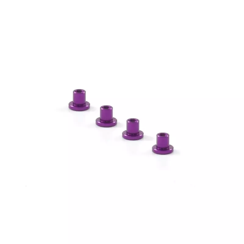 Scaleauto SC-8126b Suspension mounts 3mm. aluminum -purple-