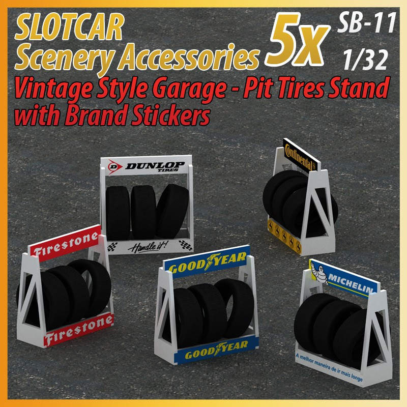                                     MHS Model SB-11 Support de Pneu Stand & Garage Style Vintage x5