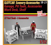 MHS Model SB-23 Garage Pit Tools Accessories & Shelf Workbench