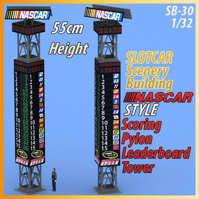                                     MHS Model SB-30 Pylône de Points & Classement Style Nascar
