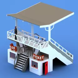 MHS Model SB-28 Grandstand & Ticket and Shop Stand