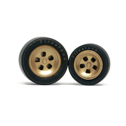 Slot.it PA35 Wheel inserts for hubs Ø14,3mm and Ø15,8mm Ferrari 312 PB type x2