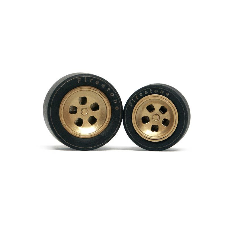 Slot.it PA35 Wheel inserts for hubs Ø14,3mm and Ø15,8mm Ferrari 312 PB type x2