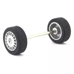 Scalextric W8785 FRONT WHEEL AXLE ASSY C2488