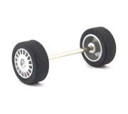 Scalextric W8785 FRONT WHEEL AXLE ASSY C2488