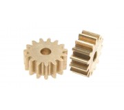 Scaleauto SC-1198 Brass  Pinion 15 Tooth M50 for 2mm. motor axle. diam. 8.70mm