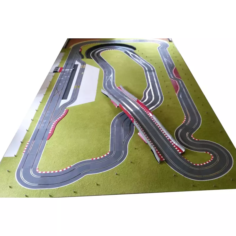 Slot Track Scenics WL-R1 Ligne blanche pour courbes R1 extérieures x10