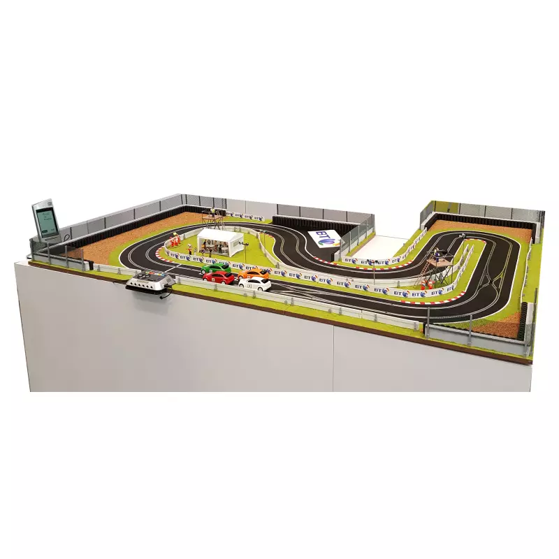 Slot Track Scenics WL-R1 Ligne blanche pour courbes R1 extérieures x10