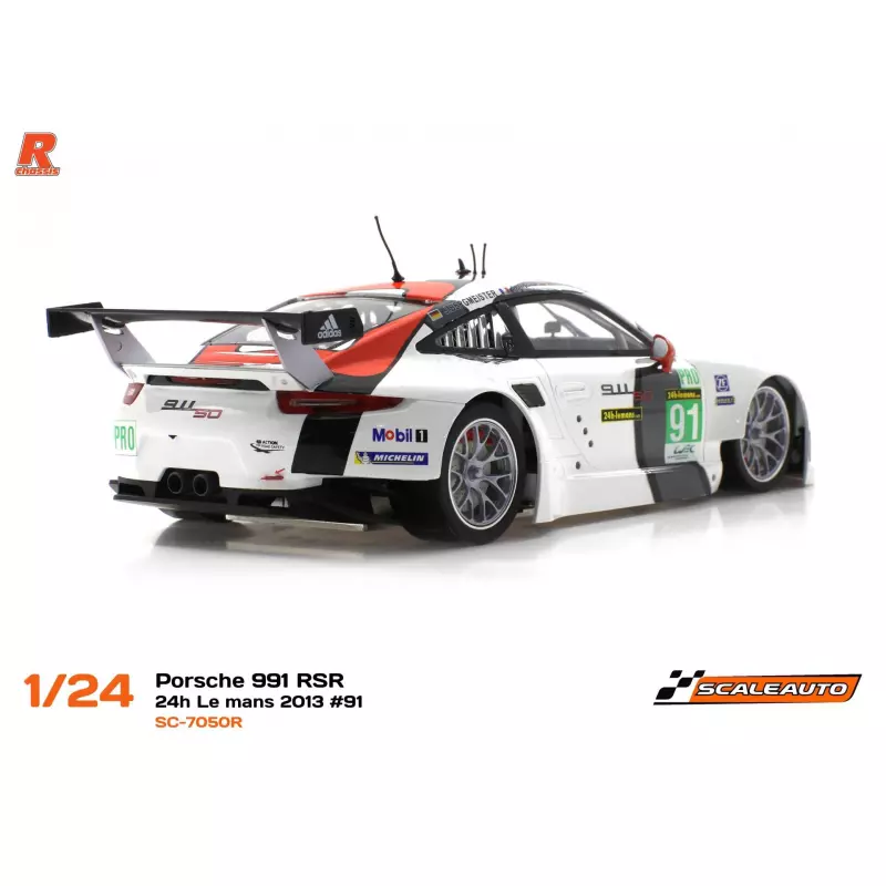 Scaleauto SC-7050R Porsche 991 RSR 24h Le mans 2013 n.91 Porsche AG Team Manthey