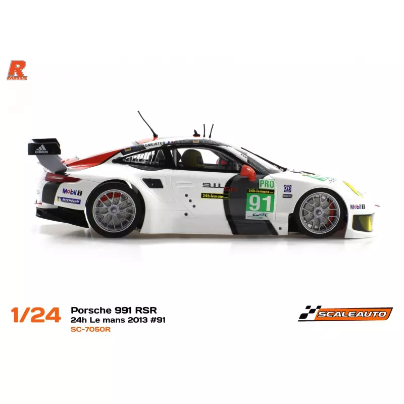 Scaleauto SC-7050R Porsche 991 RSR 24h Le mans 2013 n.91 Porsche AG Team Manthey