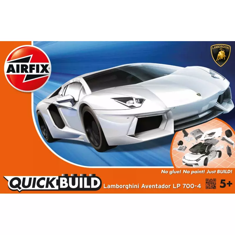  Airfix QUICK BUILD Lamborghini Aventador Blanc