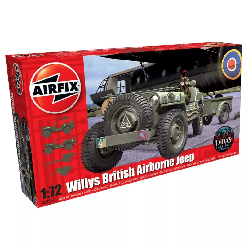 Airfix Willys British Airborne Jeep 1:72