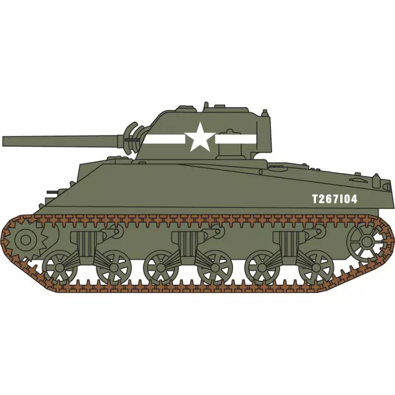 Airfix Sherman M4A2 Tank 1:76