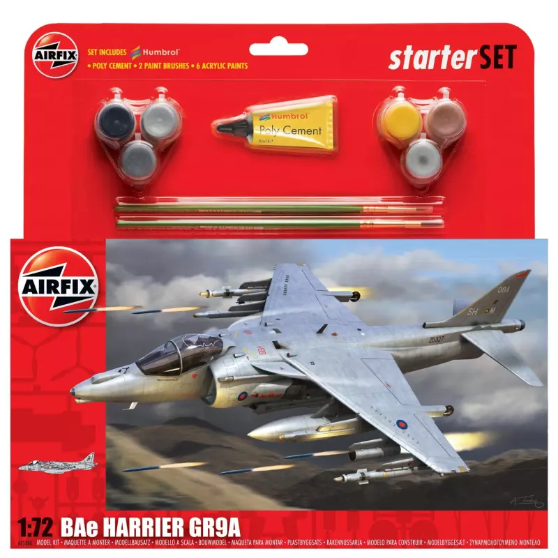 Airfix BAe Harrier GR9A Starter Set 1:72