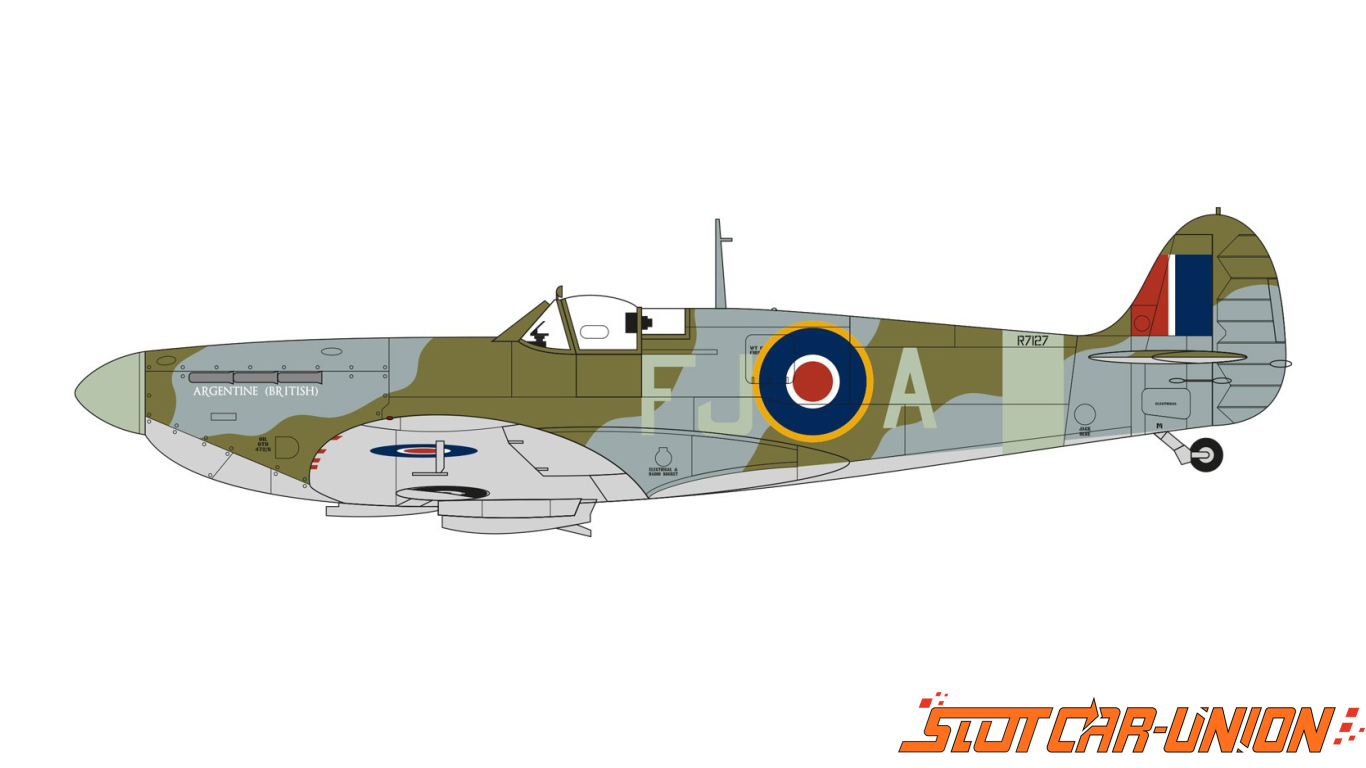 Airfix Supermarine Spitfire Mk.VA 1:72 - Slot Car-Union