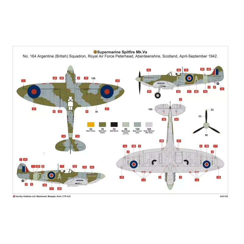 Airfix Supermarine Spitfire Mk.VA 1:72