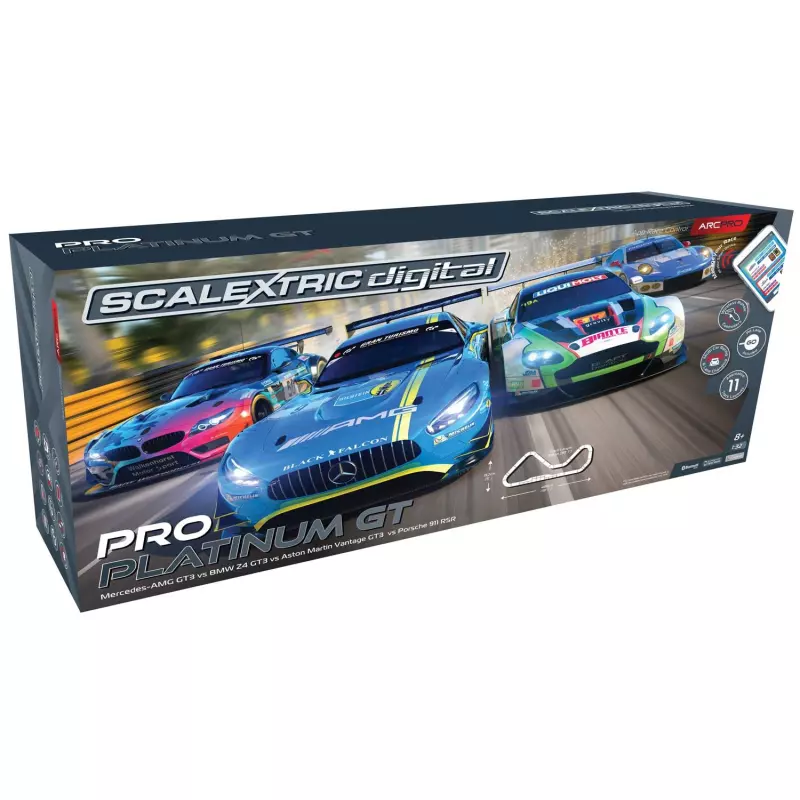 Scalextric C1374 ARC Pro Platinum GT Set