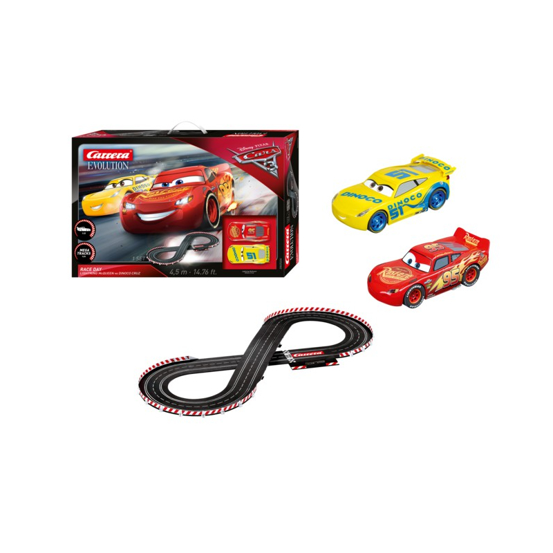 Carrera Evolution 25226 Disney/Pixar Cars 3 - Race Day Set - Slot Car-Union