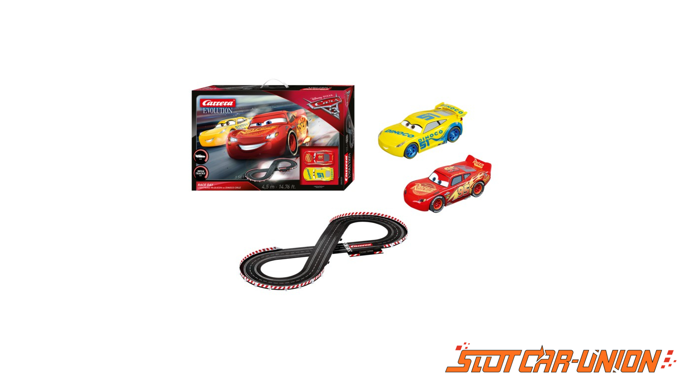 Carrera Evolution Disney Pixar Cars 3 Race Day 