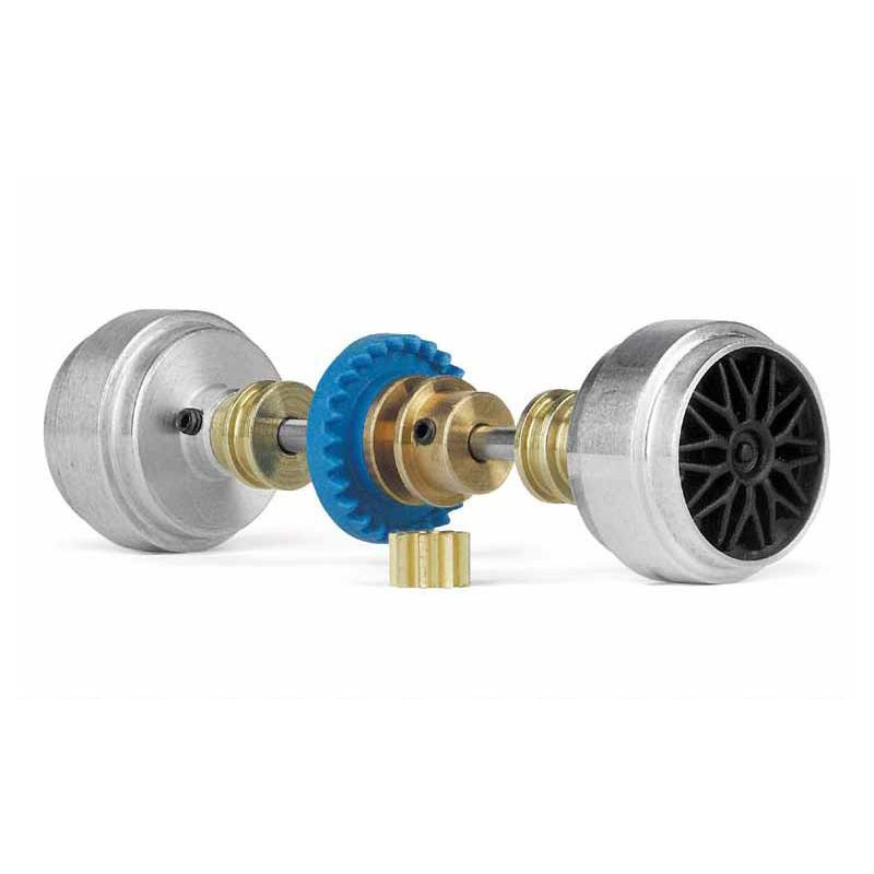                                     Slot.it KK03b Kit Inline couronne Z26 + pinion Z9 + Grande jantes 17,3x10mm
