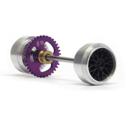 Slot.it KK04b Kit Sidewinder couronne Z36 Ø19 + Grandes jantes 17,3x10mm