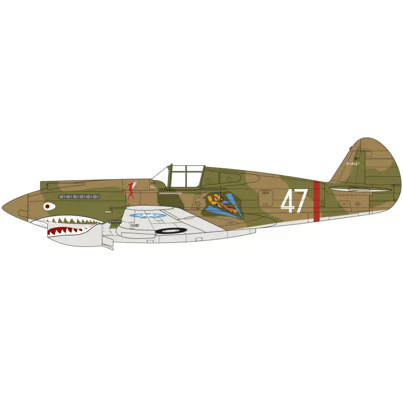 Airfix Curtiss P-40B Warhawk 1:48