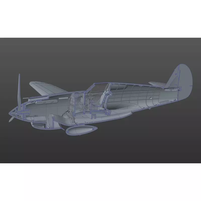 Airfix Curtiss P-40B Warhawk 1:48