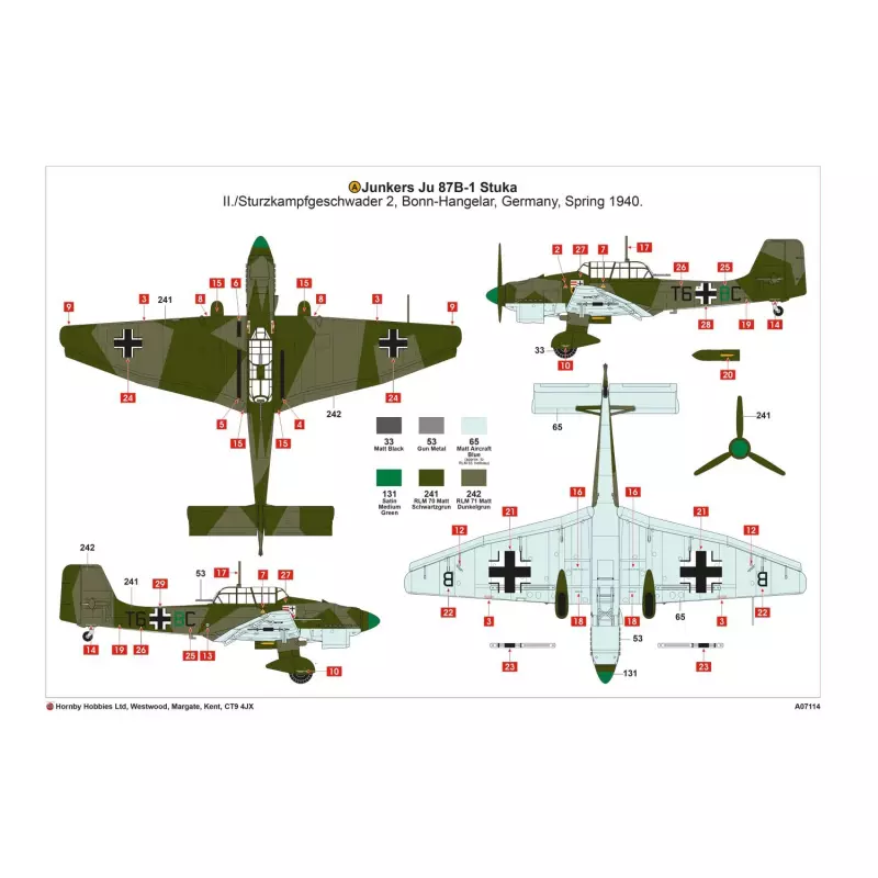 Airfix Junkers Ju87 B-1 Stuka 1:48
