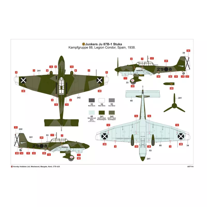 Airfix Junkers Ju87 B-1 Stuka 1:48