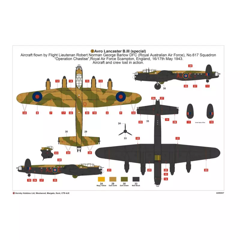 Airfix Avro Lancaster 'Dambusters’