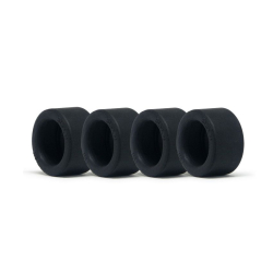 Slot.it PT1167C1 Pneus 17.8x10mm, gomme C1 Slick x4