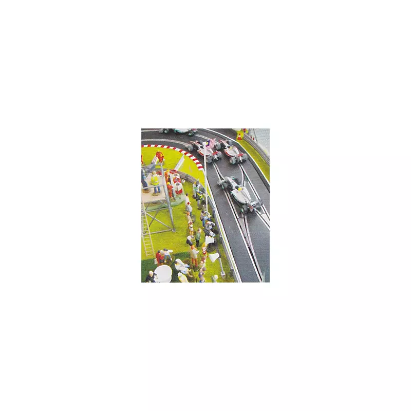 Scalextric C7036 Straight Lane Change Track Slot Car Union