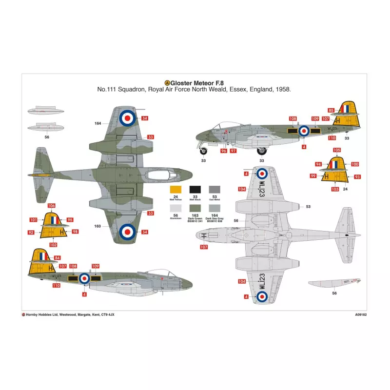 Airfix Gloster Meteor F8 1:48