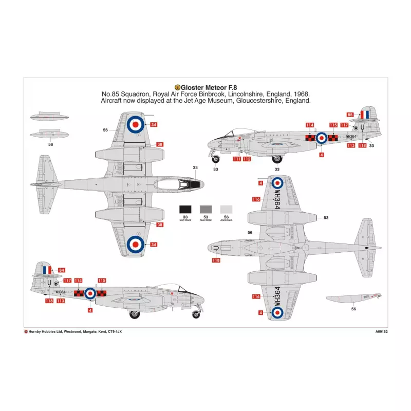Airfix Gloster Meteor F8 1:48