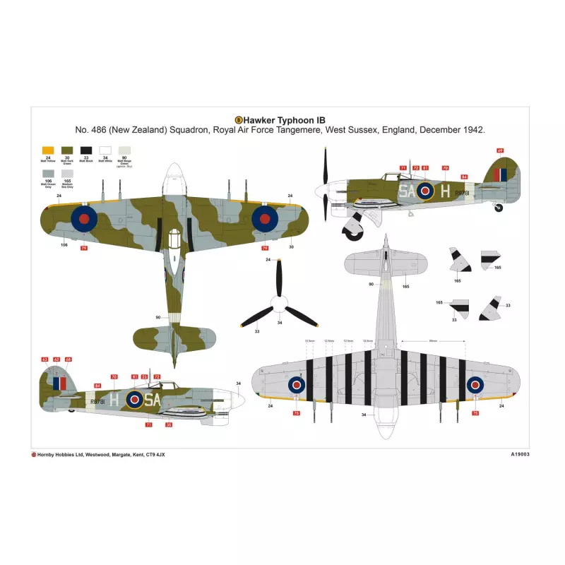 Airfix Hawker Typhoon 1B - Car Door 1:24