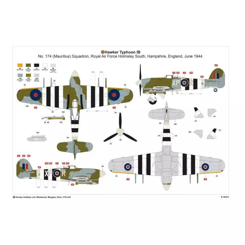 Airfix Hawker Typhoon 1B - Car Door 1:24