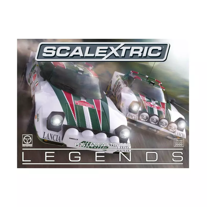 Scalextric C3894A Legends Lancia Stratos 1976 Rally Champions Twinpack