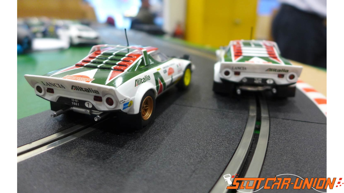 Scalextric C3894A Legends Lancia Stratos 1976 Rally Twinpack Slot Car 