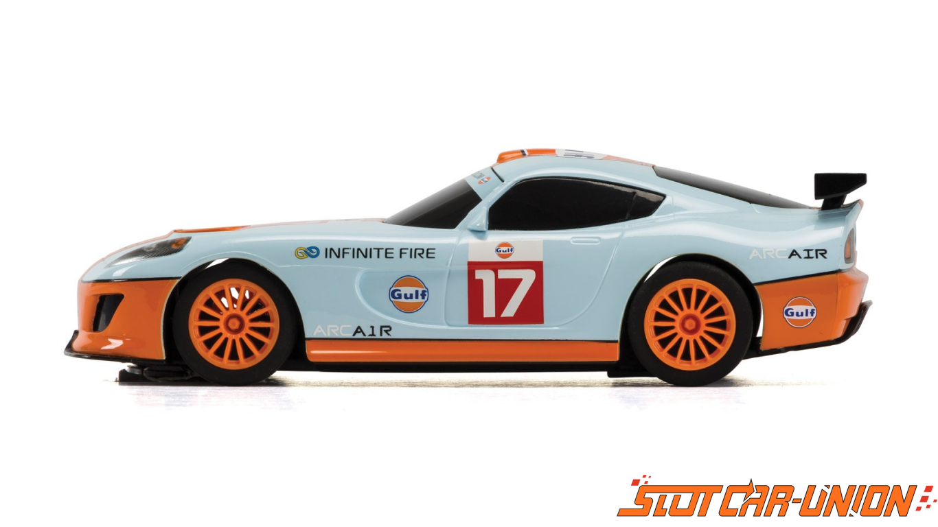 Scalextric GT Lightning-Gulf #17 Team GT SRR 