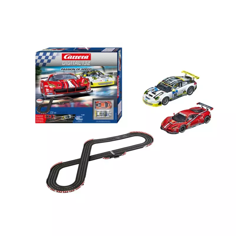 Carrera DIGITAL 132 30195 Passion of Speed Set - Slot Car-Union