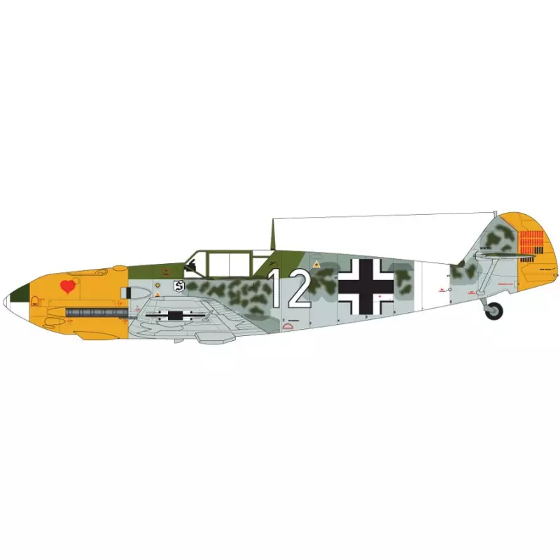 Airfix Supermarine Spitfire MkVb Messerschmitt Bf109E Dogfight Doubles Coffret Cadeaut 1:72