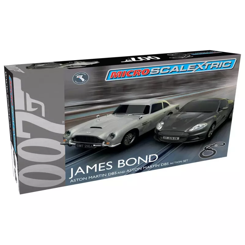 Micro Scalextric G1122 James Bond Set Slot Car Union