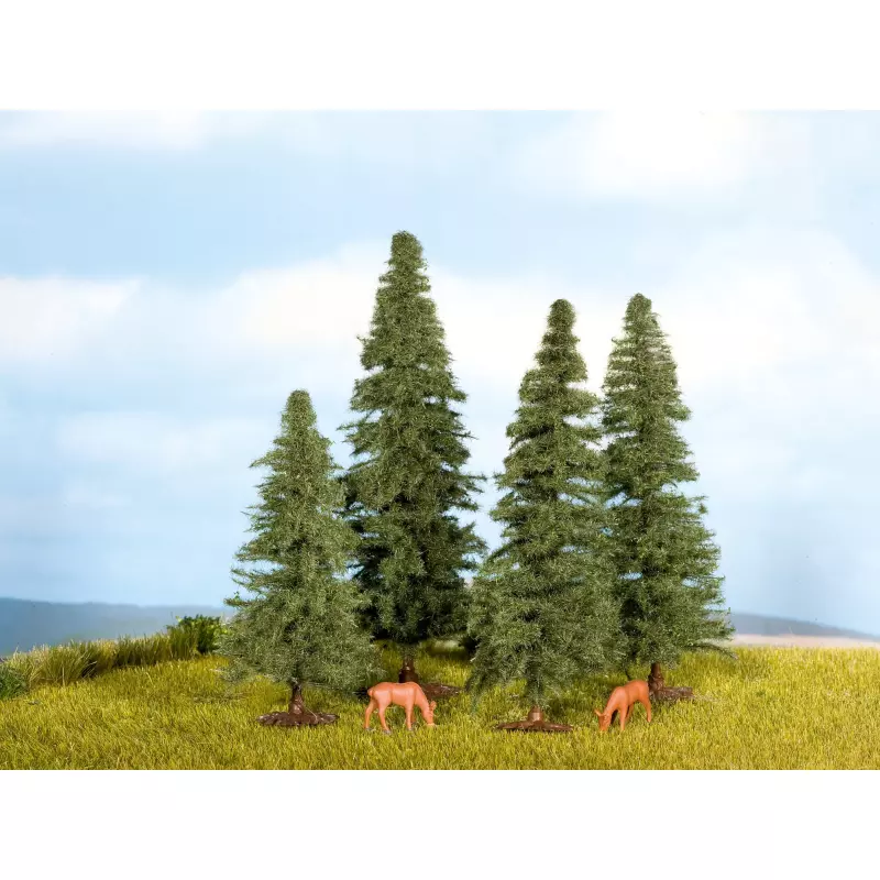  NOCH 25232 Fir Trees, 4 pcs, 8 - 12 cm high